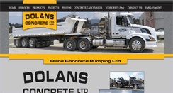 Desktop Screenshot of dolansconcrete.com